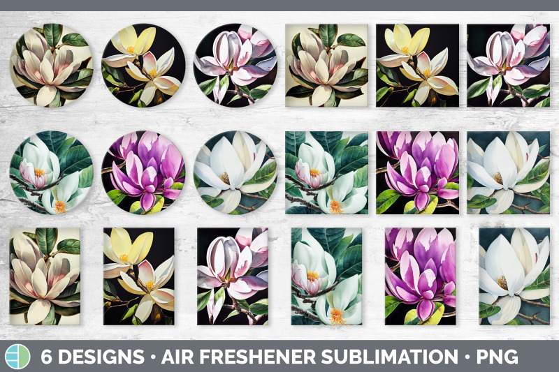 magnolias-air-freshener-sublimation-designs-bundle