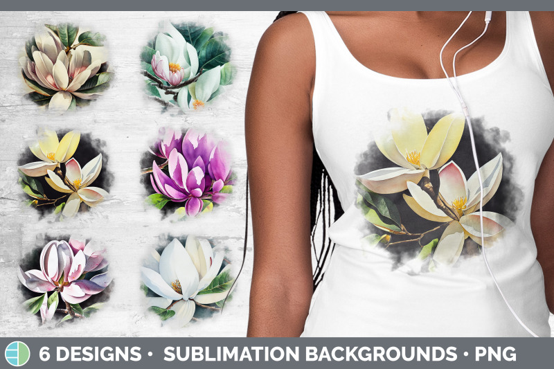 magnolias-background-grunge-sublimation-backgrounds