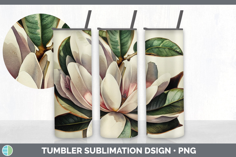 magnolias-tumbler-sublimation-bundle