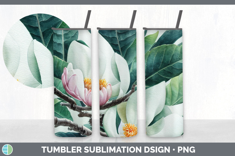 magnolias-tumbler-sublimation-bundle