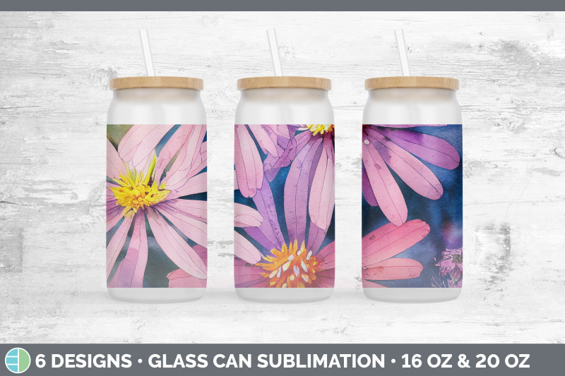 asters-glass-can-sublimation-beer-mason-jar