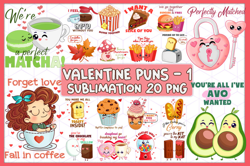 chibi-valentine-puns-bundle-png