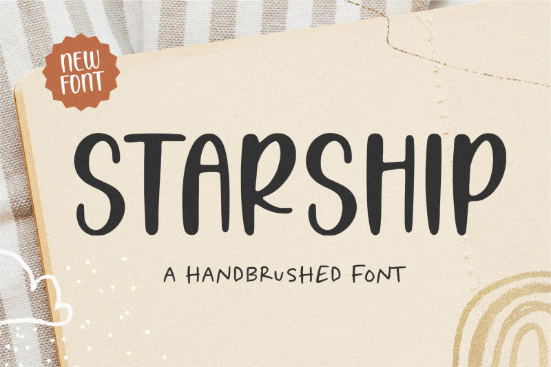 starship-handbrushed-font