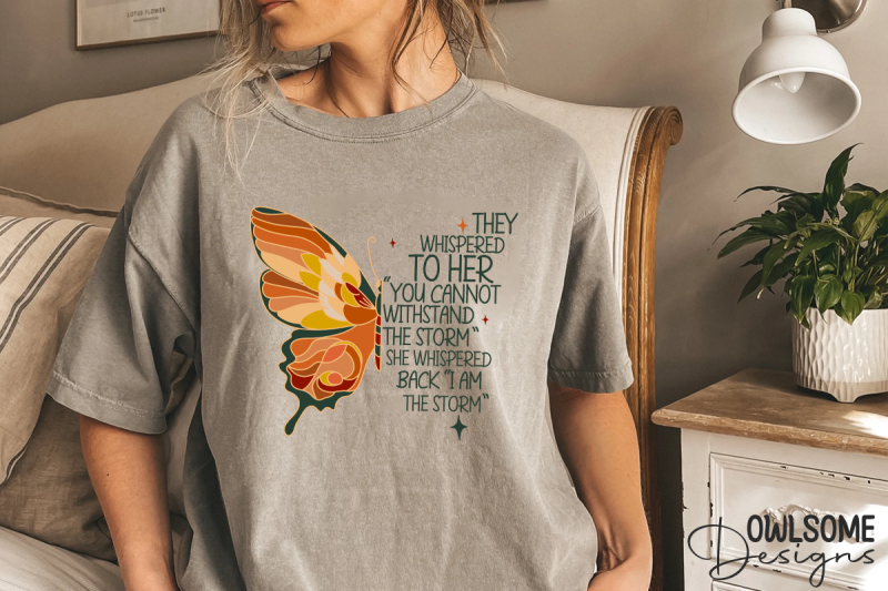 feminist-i-am-the-storm-butterfly-png-design