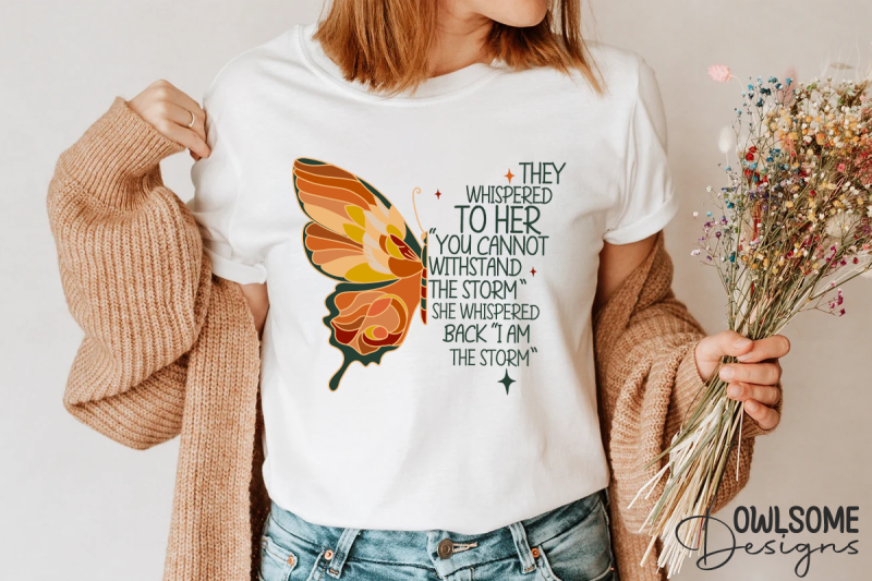 feminist-i-am-the-storm-butterfly-png-design