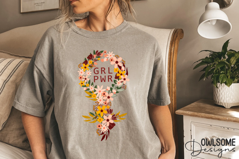 feminist-girl-power-floral-symbol-png