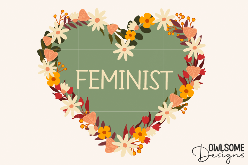 feminist-heart-with-florals-png-design