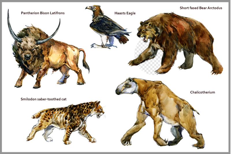 ice-age-megafauna-png