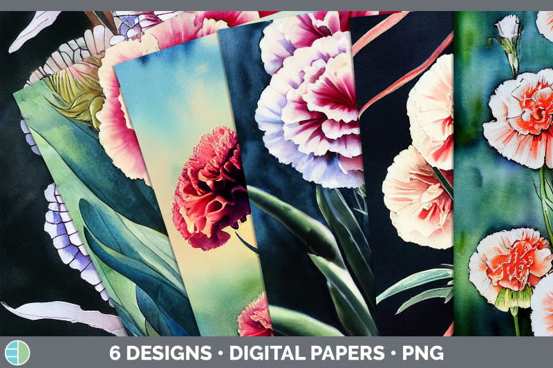 carnations-backgrounds-digital-scrapbook-papers