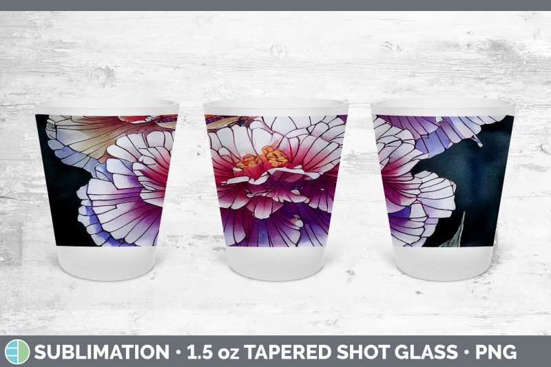 carnations-shot-glass-sublimation-shot-glass-1-5oz-tapered