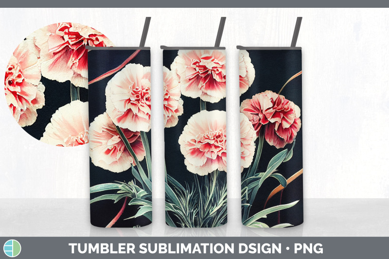 carnations-tumbler-sublimation-bundle