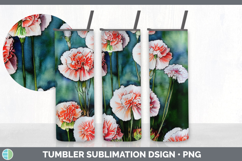 carnations-tumbler-sublimation-bundle