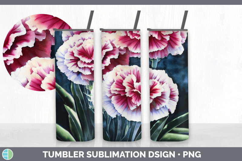 carnations-tumbler-sublimation-bundle