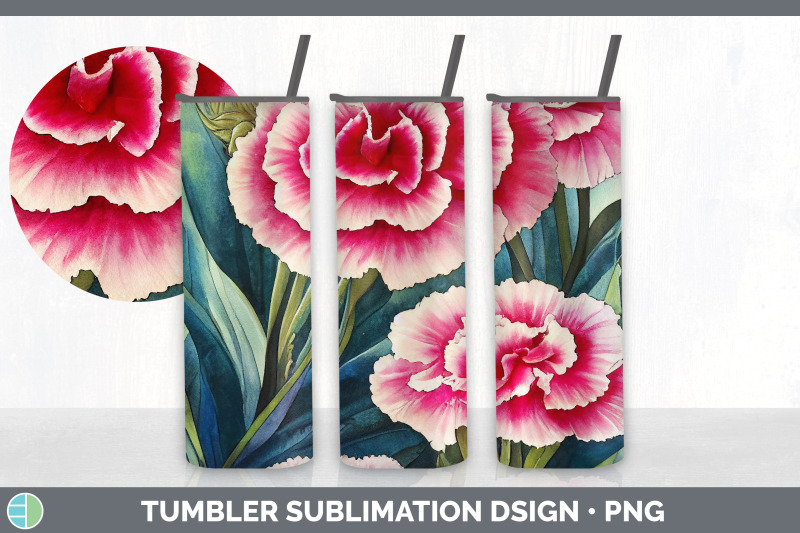 carnations-tumbler-sublimation-bundle