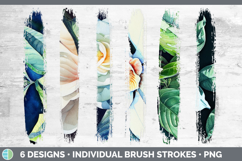 gardenias-brush-strokes-png-sublimation-designs