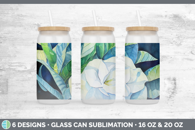 gardenias-glass-can-sublimation-beer-mason-jar