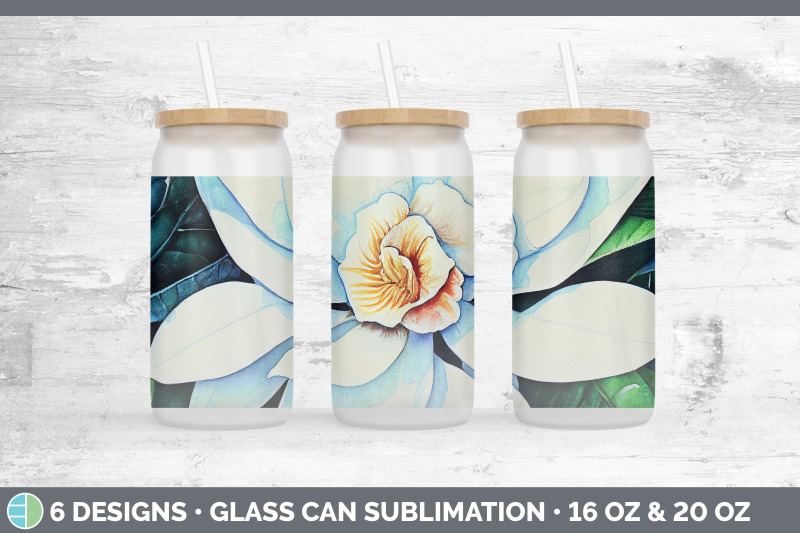 gardenias-glass-can-sublimation-beer-mason-jar