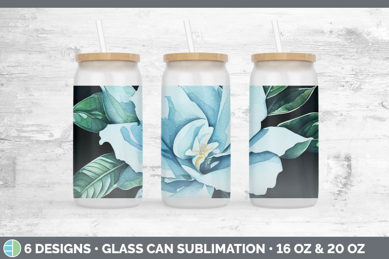 gardenias-glass-can-sublimation-beer-mason-jar