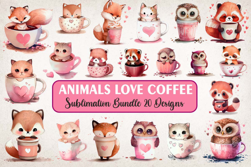 valentine-animals-love-coffee-bundle