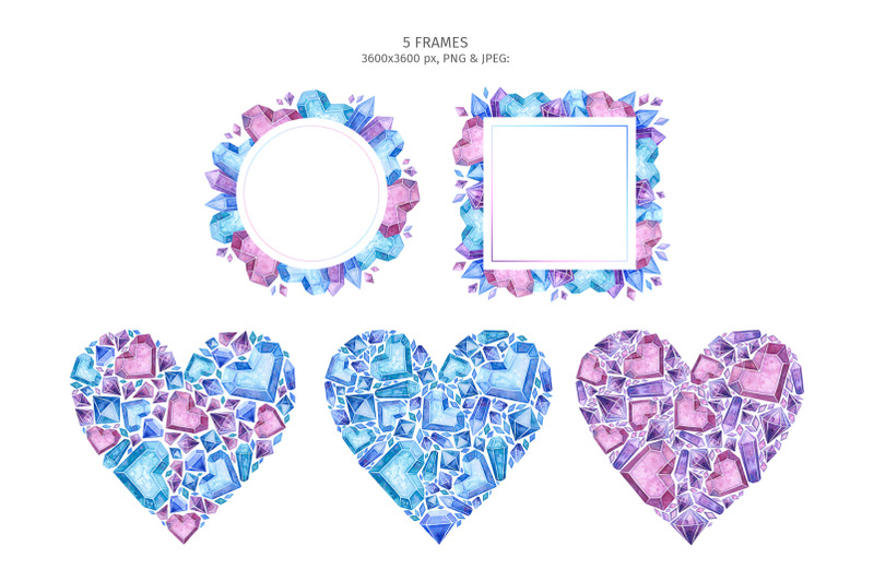 crystal-hearts-valentines-day-watercolor-clipart-and-frames