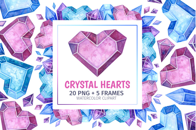 crystal-hearts-valentines-day-watercolor-clipart-and-frames