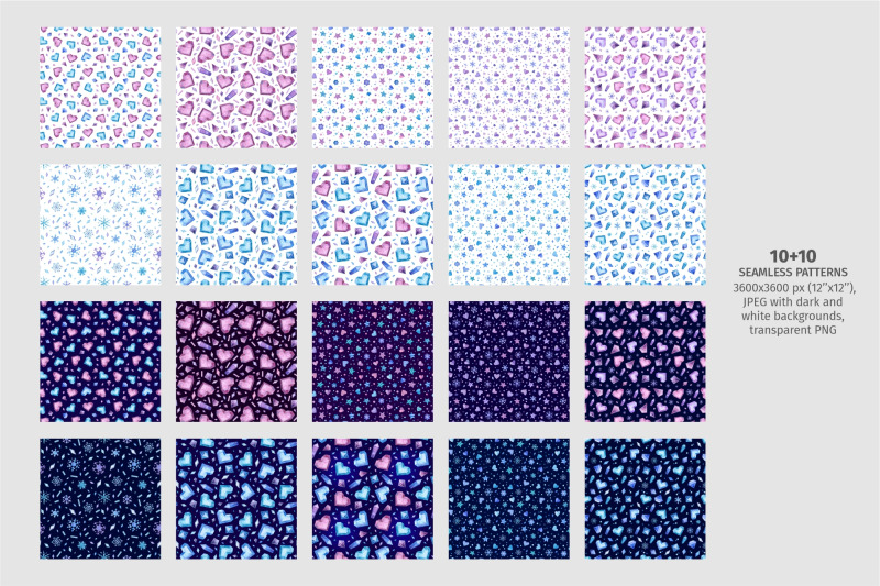 crystal-hearts-valentines-day-seamless-patterns
