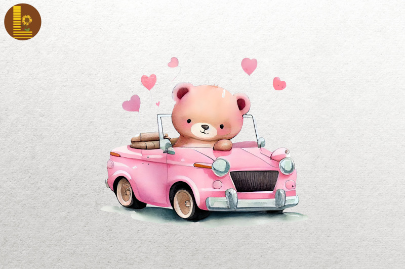 cute-bear-loves-convertibles-clipart