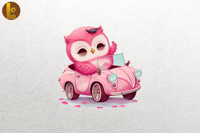 cute-owl-loves-convertibles-clipart-4