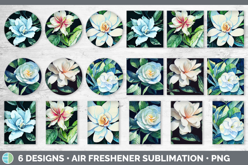 gardenias-air-freshener-sublimation-designs-bundle