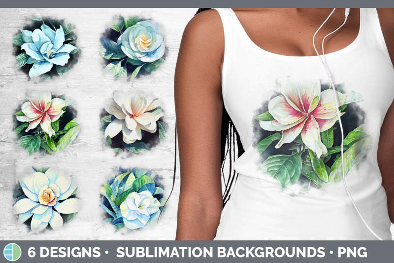 gardenias-background-grunge-sublimation-backgrounds