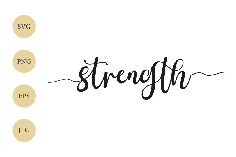 strength-svg-strength-with-tails-strength-silhouette-stylized-text