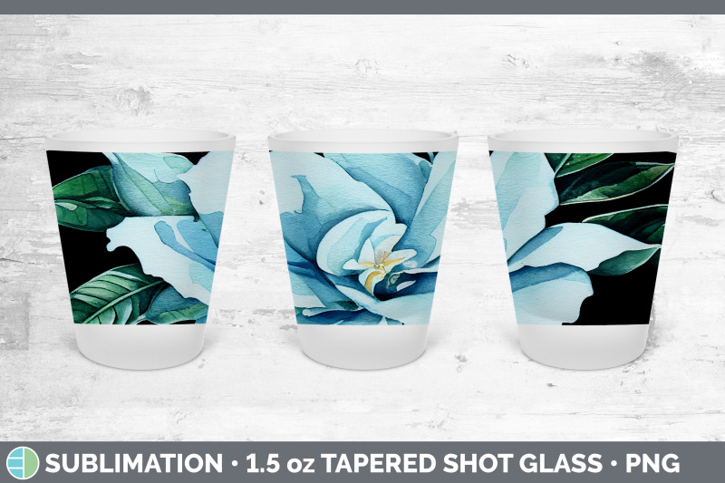 gardenias-shot-glass-sublimation-shot-glass-1-5oz-tapered