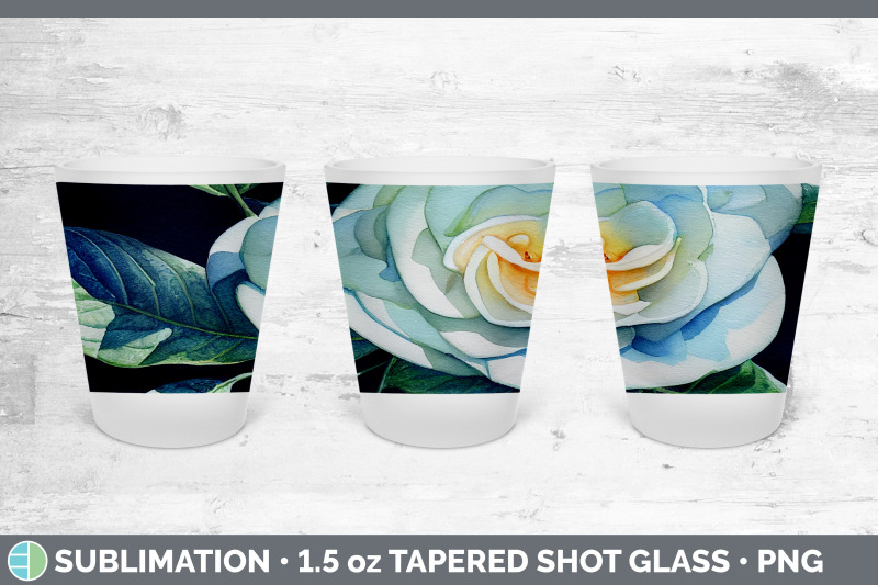 gardenias-shot-glass-sublimation-shot-glass-1-5oz-tapered