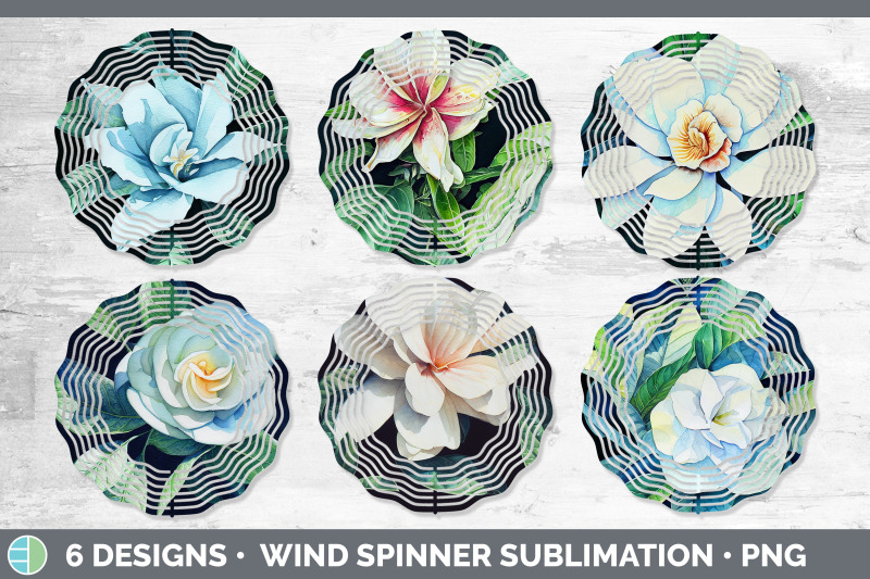 gardenias-wind-spinner-sublimation-designs-bundle