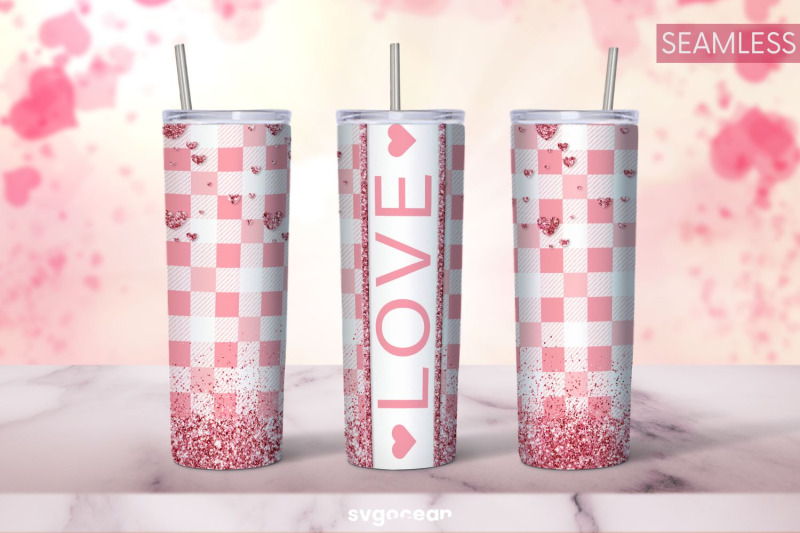 pink-buffalo-plaid-tumbler-sublimation-bundle