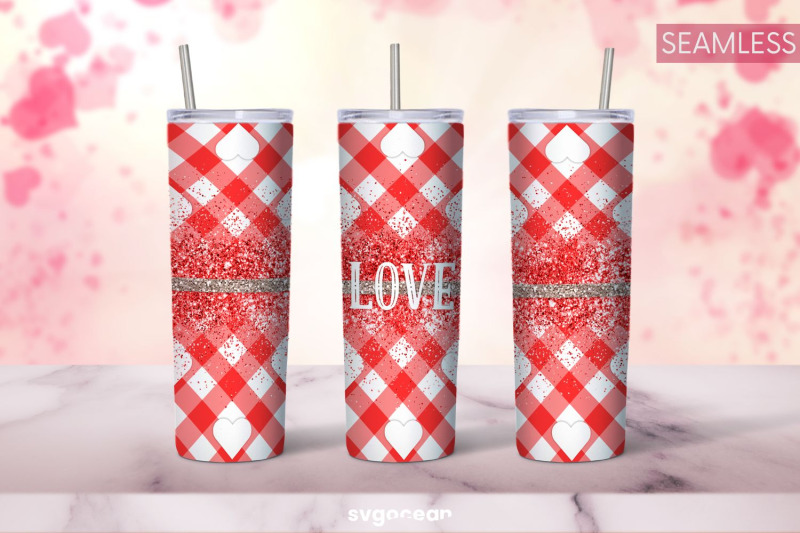 pink-buffalo-plaid-tumbler-sublimation-bundle