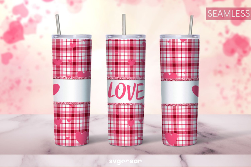 pink-buffalo-plaid-tumbler-sublimation-bundle