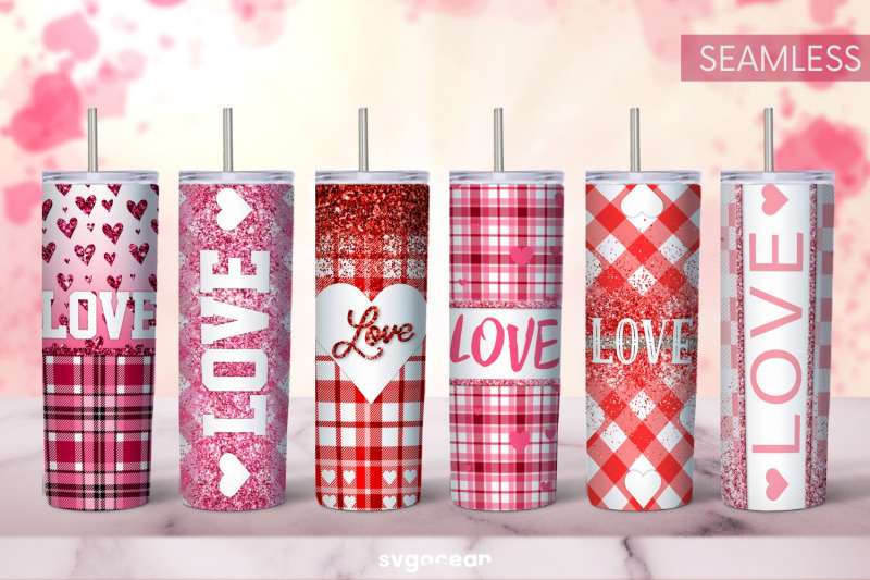 pink-buffalo-plaid-tumbler-sublimation-bundle