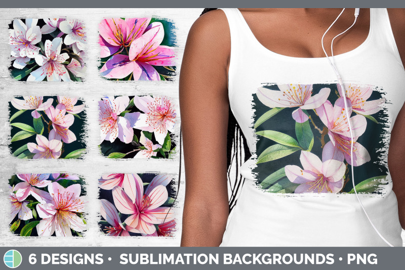 azaleas-distressed-sublimation-background-panel