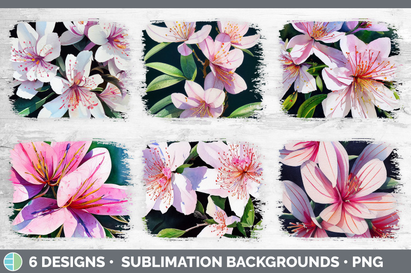 azaleas-distressed-sublimation-background-panel