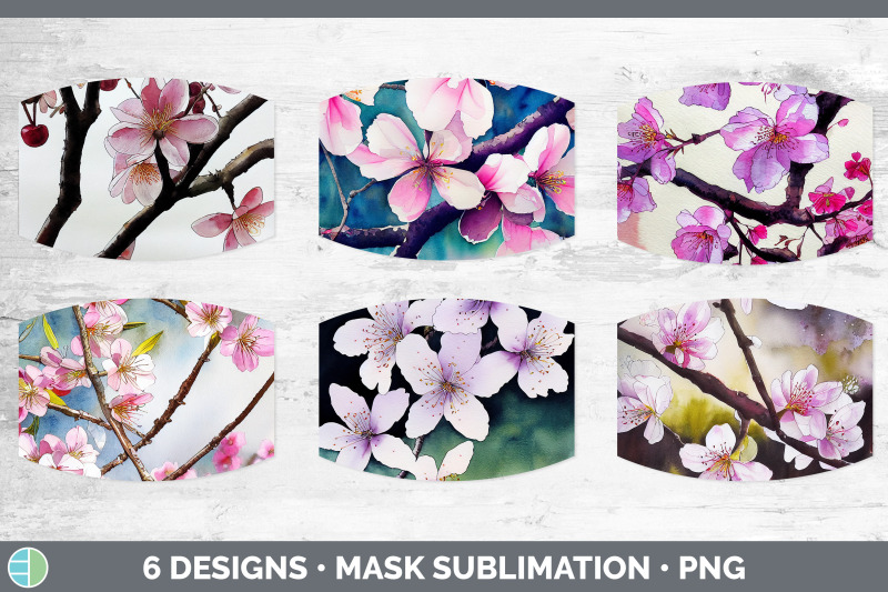 cherry-blossoms-mask-sublimation-bundle-face-mask-designs