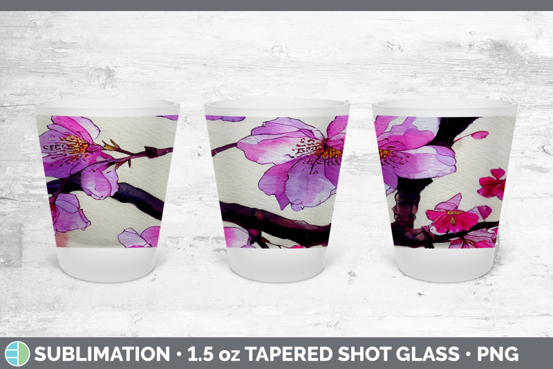 cherry-blossoms-shot-glass-sublimation-shot-glass-1-5oz-tapered