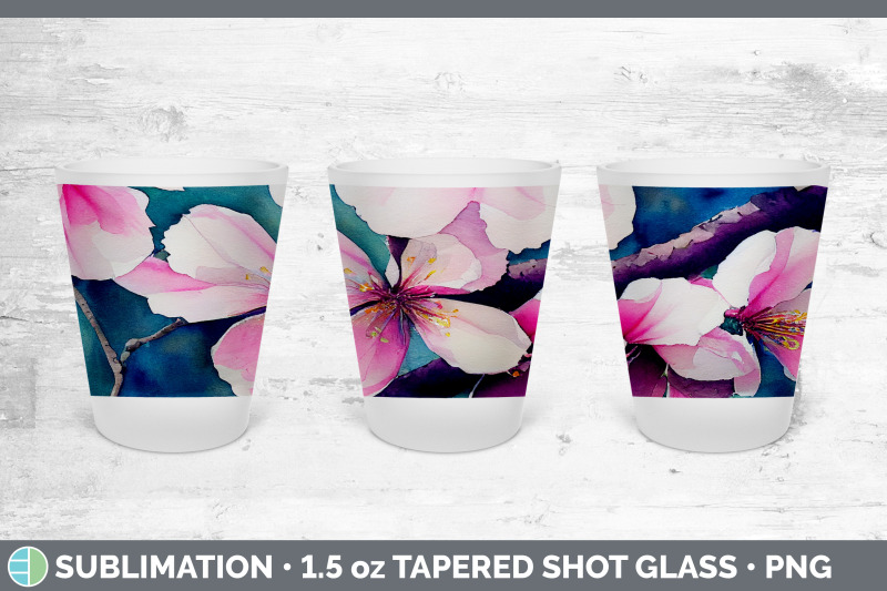 cherry-blossoms-shot-glass-sublimation-shot-glass-1-5oz-tapered