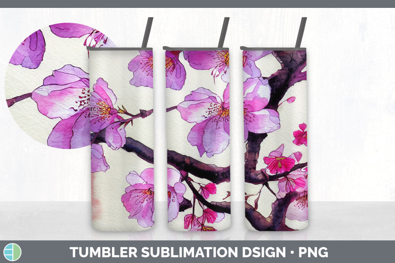 cherry-blossoms-tumbler-sublimation-bundle