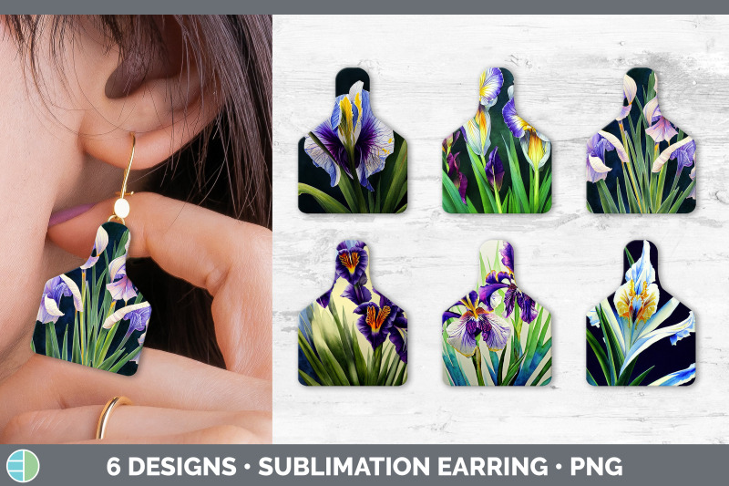 irises-cow-tag-earring-sublimation-cattle-ear-tag