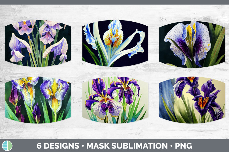 irises-mask-sublimation-bundle-face-mask-designs