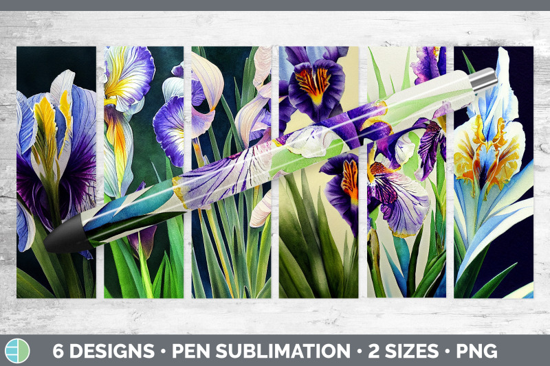 irises-pen-wraps-epoxy-sublimation-bundle