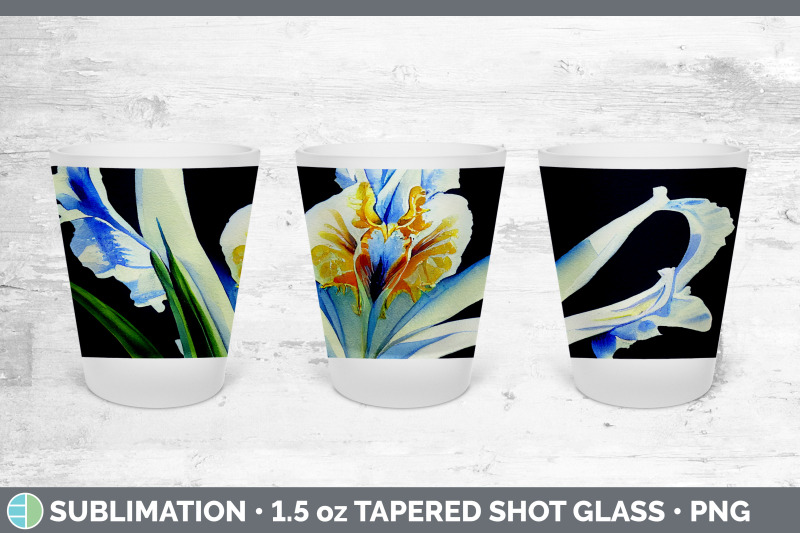 irises-shot-glass-sublimation-shot-glass-1-5oz-tapered