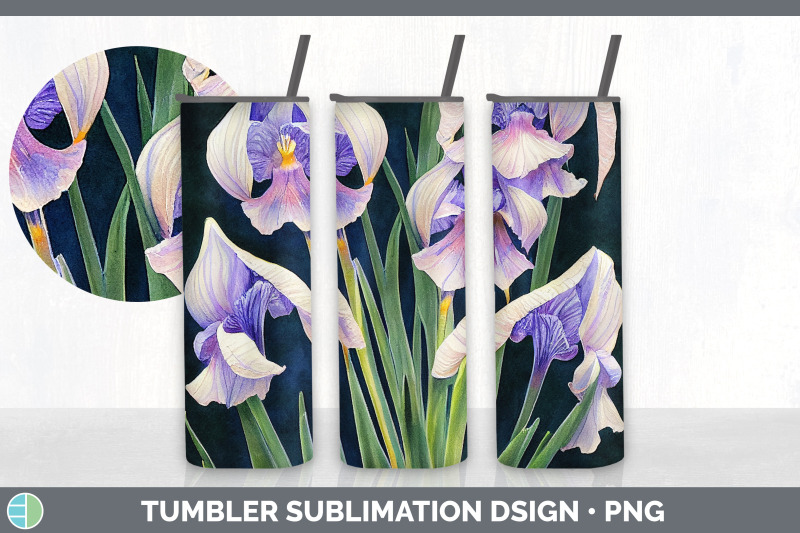 irises-tumbler-sublimation-bundle