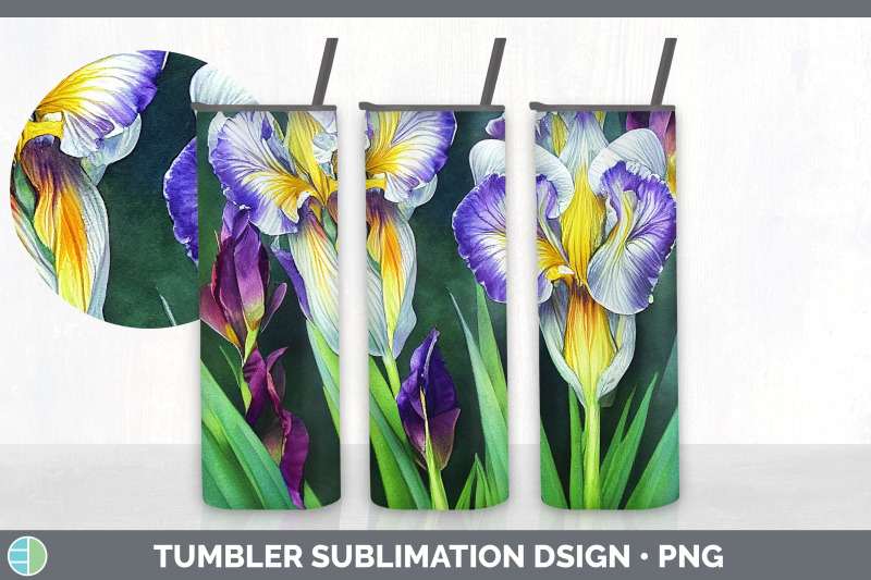 irises-tumbler-sublimation-bundle